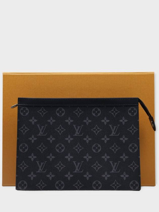 Pochette Voyage Monogram Eclipse Pouch Bag Black - LOUIS VUITTON - BALAAN 2