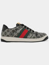 Screener Vintage Logo Wep Low Sneaker Black Grey Supreme - GUCCI - BALAAN 4