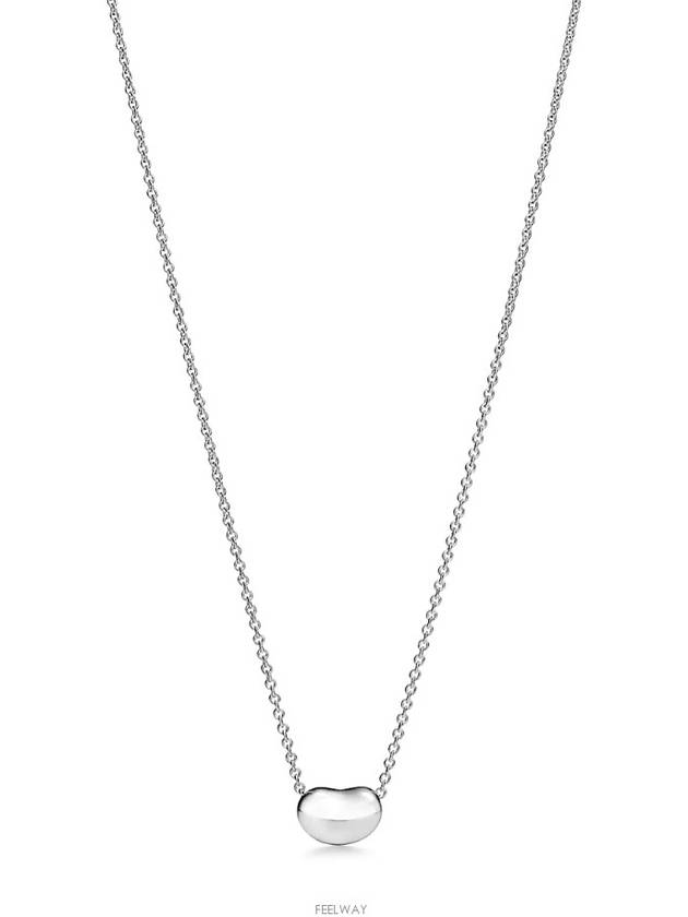 Bean Design Pendant 9MM Necklace Silver - TIFFANY & CO. - BALAAN 2