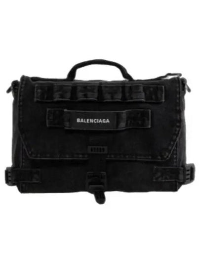 Logo Denim Cross Bag Black - BALENCIAGA - BALAAN 2