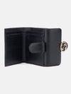 GG Interlocking Half Wallet Black - GUCCI - BALAAN 5