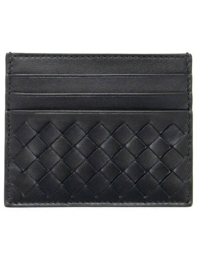 Intrecciato Weaving Card Wallet Black - BOTTEGA VENETA - BALAAN 2