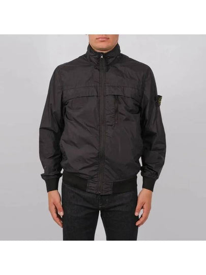 Garment Dyed Crinkle Reps R Nylon Jacket Black - STONE ISLAND - BALAAN 2