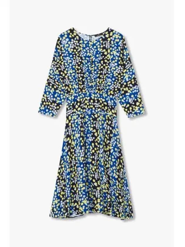 30 9 29 PS Women s Floral Striped Dress Blue - PAUL SMITH - BALAAN 1