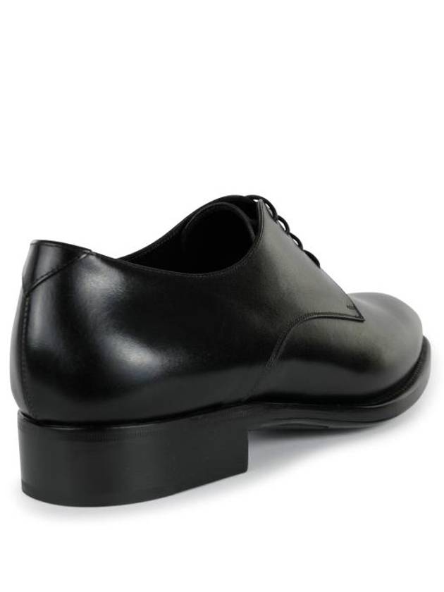 Adrien Leather Derby Black - SAINT LAURENT - BALAAN 4