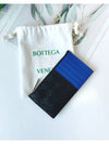 Intrecciato Two-tone Zipper Card Wallet Black - BOTTEGA VENETA - BALAAN 2