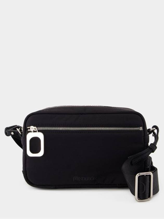 Jwa Puller Camera Crossbody - J.W. Anderson - Leather - Black - JW ANDERSON - BALAAN 1