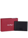 FERRAGAMO Gancini Card Case 66 A075 NERO - SALVATORE FERRAGAMO - BALAAN 4