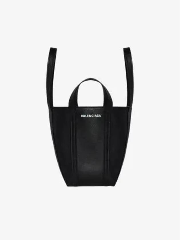 Calfskin Everyday Tote Bag Black - BALENCIAGA - BALAAN 2