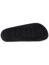 Salvatore Men's Gancini Monogram Slippers Black - SALVATORE FERRAGAMO - BALAAN.