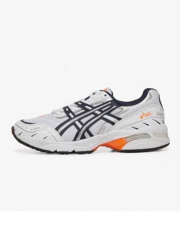 Women's Gel 1090 W Low Top Sneakers White Midnight - ASICS - BALAAN 2