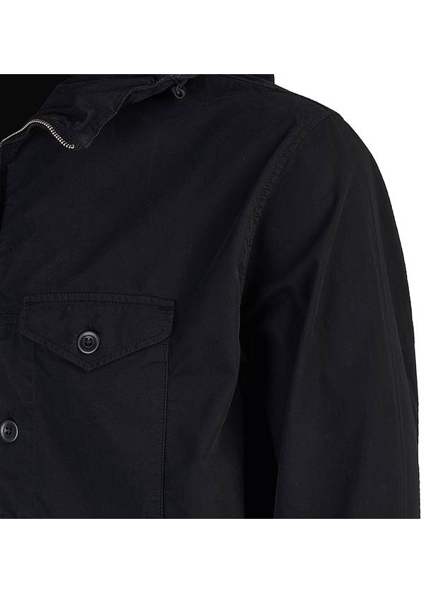 Gabardine Utility Anorak Black - CP COMPANY - BALAAN 6