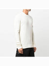 Round-Neck Sweatshirt White - STONE ISLAND - BALAAN 3