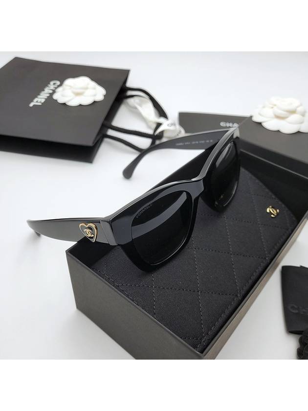 Heart Sunglasses Square Asian Fit A71468 - CHANEL - BALAAN 3