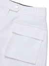 Cargo Banding Out Pocket Shorts Pants Women WHITE - 20THHOLE - BALAAN 3