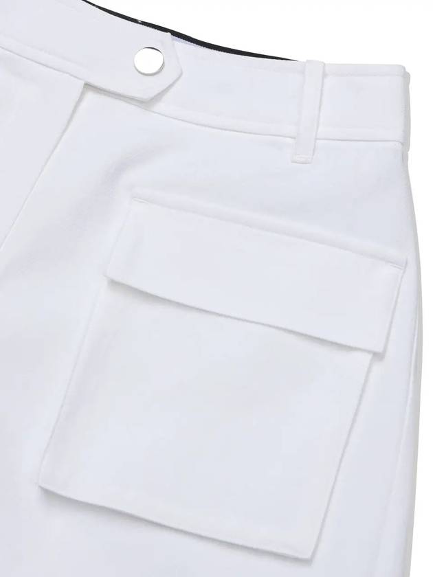 Cargo Banding Out Pocket Shorts Pants Women WHITE - 20THHOLE - BALAAN 3