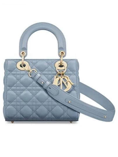 Lady My ABCDior Cannage Small Lambskin Tote Bag Blue - DIOR - BALAAN 2