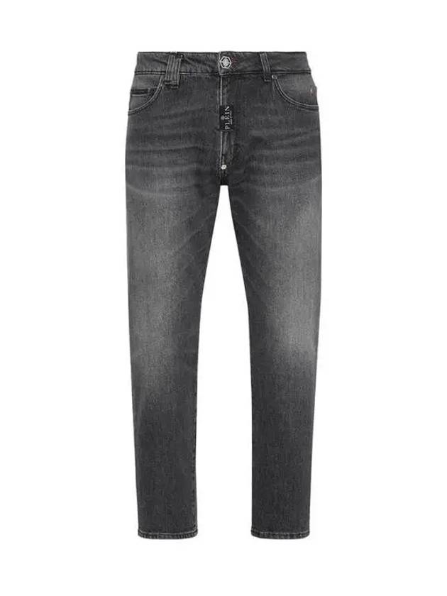 Detroit Fit Mid Rise Straight Jean Grey - PHILIPP PLEIN - BALAAN 2