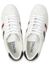 Men's Monaco Trainer Low Top Sneakers White - MONCLER - BALAAN 3