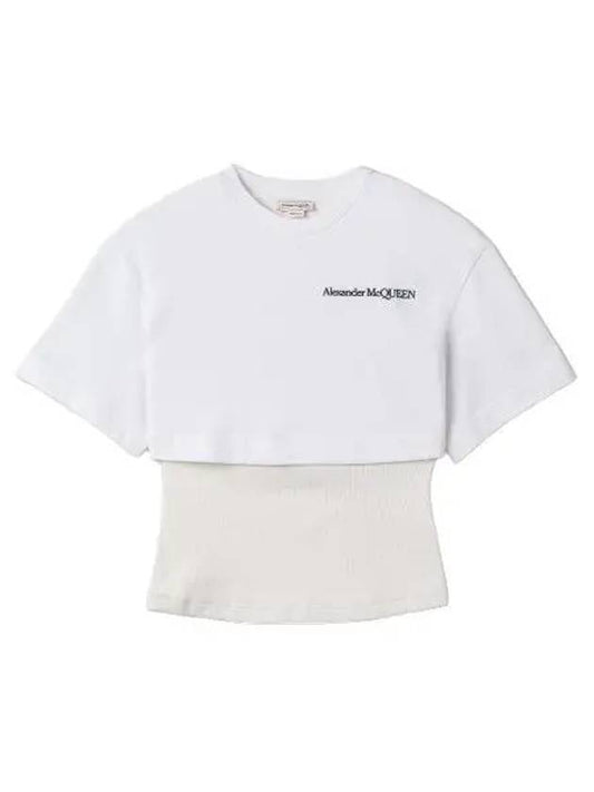 Trump Short Sleeve T Shirt White Tee - ALEXANDER MCQUEEN - BALAAN 1