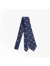 Men's Striped Silk Tie Navy - PAUL SMITH - BALAAN 4