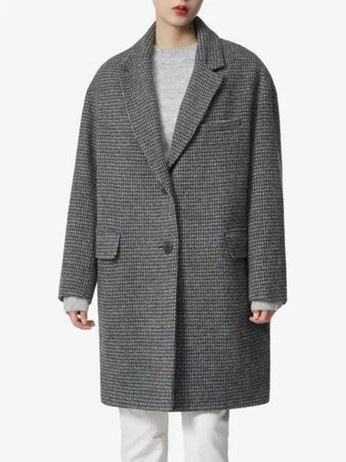 Limiza Wool Coat Gray MA0087FAA3D17E02GY - ISABEL MARANT - BALAAN 1