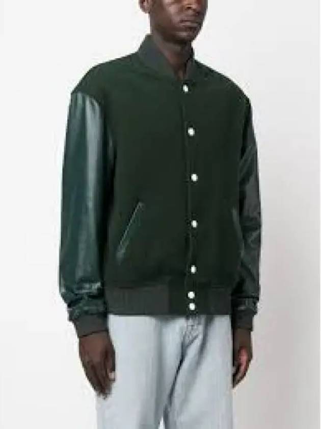 Varsity Bomber Jacket Green JUMU0138LSUTW99400V89 1238775 - MARNI - BALAAN 1