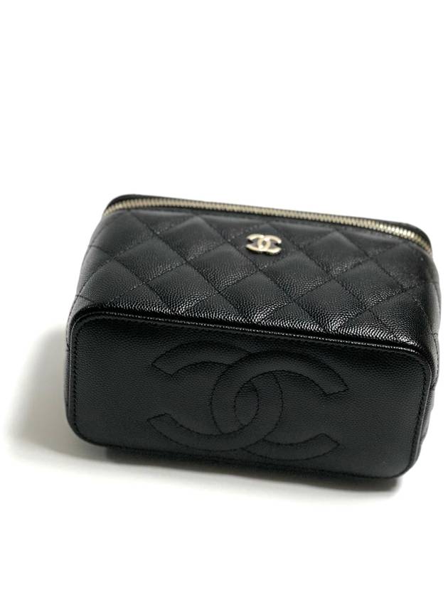 2024 Classic Caviar Rectangular Vanity Bag Black AP1341 WOC - CHANEL - BALAAN 4