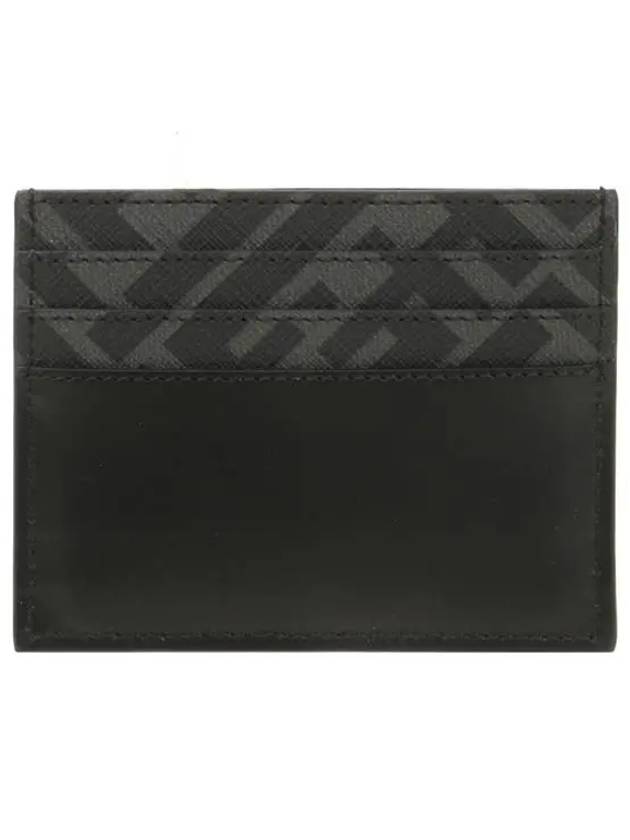 FF Square Leather Card Wallet Black - FENDI - BALAAN 4