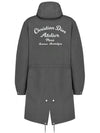 Homme Atelier Back Logo Hooded Parka Grey - DIOR - BALAAN 2