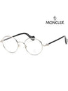 Glasses frame ML5062 016 men women round silver frame brand John Lennon fashion metal frame - MONCLER - BALAAN 4