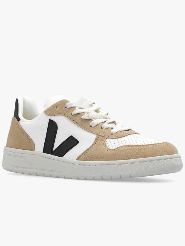 Veja ‘V-10 Chromefree Leather’ Sneakers, Women's, White - VEJA - BALAAN 4