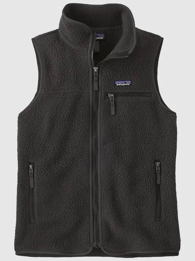 Retro Pile Fleece Vest Ink Black - PATAGONIA - BALAAN 2