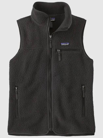 Retro Pile Fleece Vest Ink Black - PATAGONIA - BALAAN 2