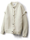 Oversized Cardigan Ivory - ULKIN - BALAAN 6