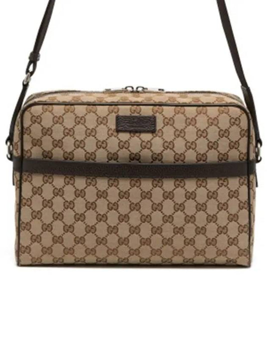 GG Monogram Canvas Messenger Bag Beige - GUCCI - BALAAN 2