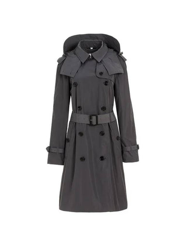 Emberford Trench Coat Dark Grey - BURBERRY - BALAAN 1