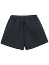 Runway Cotton Seersucker Shorts Charcoal - ULKIN - BALAAN 3