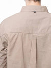 Men s M243SH01BE Standard Polygon Pocket Shirt Beige - CHANCE'S NOI - BALAAN 3