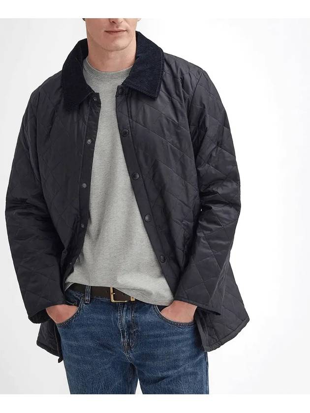 Riddesdale Quilted Jacket Navy - BARBOUR - BALAAN 3