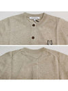 Bold Fox Head Patch Regular Cardigan Beige Melange - MAISON KITSUNE - BALAAN 4