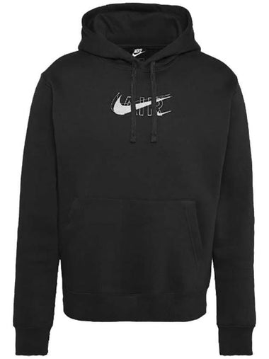 Men's Logo Hoodie Black - NIKE - BALAAN 1