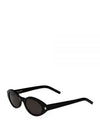 Eyewear Oval Frame Sunglasses Black - SAINT LAURENT - BALAAN 2