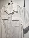 turn up WHITE DENIM SHIRT - NEIL BARRETT - BALAAN 5