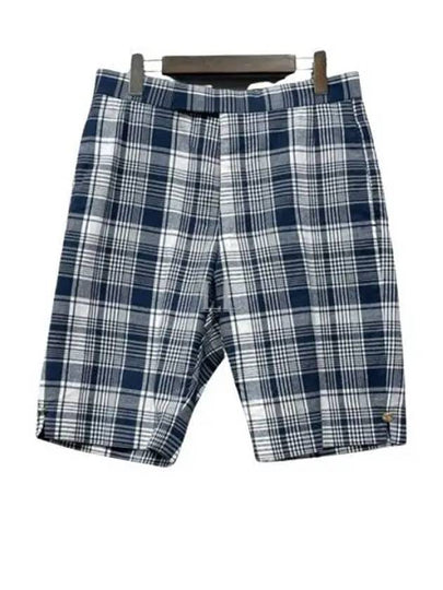 Check Pattern Shorts Black - THOM BROWNE - BALAAN 2