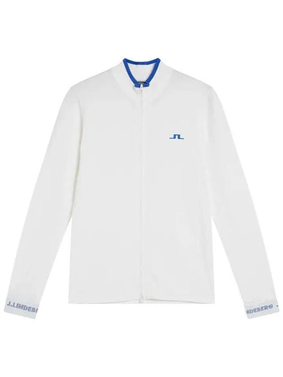 Almaida Full Zip Knit Top White - J.LINDEBERG - BALAAN 2