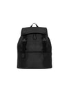 Grained Leather Backpack Black - SAINT LAURENT - BALAAN 4