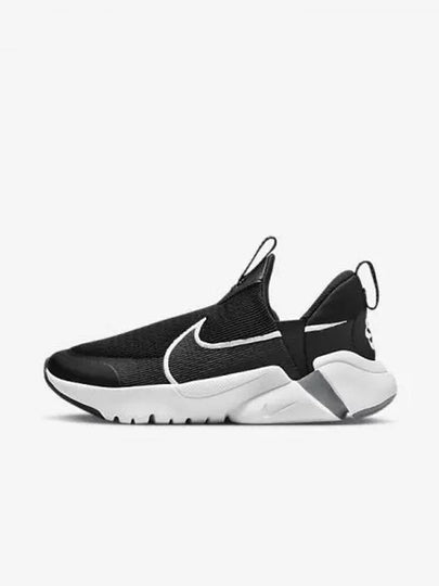 Kids Flex Plus 2 Low Top Sneakers White Black - NIKE - BALAAN 2