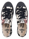 logo print plimsoll low-top sneakers black - VIVIENNE WESTWOOD - BALAAN.