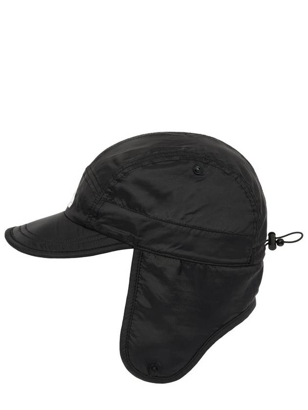 Grid Fleece Reversible Earflap Hat Black - PALACE - BALAAN 3